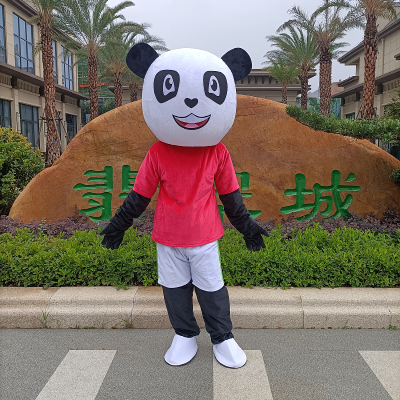 Giant Panda Mascot Cartoon Character Cartoon Puppet Show Publicity Props Cartoon Character Games Performance Doll Clothes