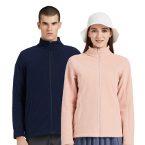 Exploratory autumn and winter New fleece men and women outdoor fleece thickened plus velvet sports warm breathable couple jacket