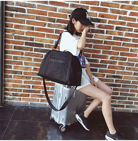 Mùa thu và mùa đông mới túi du lịch vai nữ túi ngắn không thấm nước túi xách quần áo túi du lịch túi nam - Túi du lịch túi du lịch chính hãng