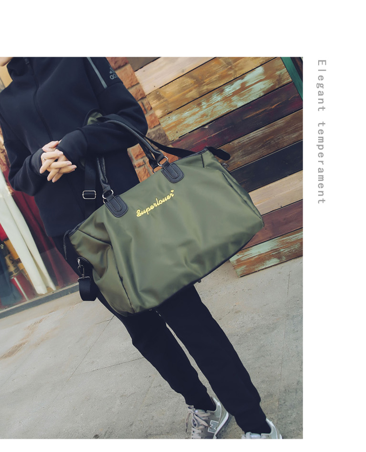 Túi du lịch xách tay nữ túi duffel công suất lớn Hàn Quốc khoảng cách ngắn nam không thấm nước túi hành lý nhỏ túi du lịch túi du lịch túi đựng đồ cá nhân