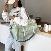 Travel Bag Large Capacity Women Short Trips Travel tours Luggage Carry-on Luggage Bag Dry Wet Separation Sports Fitness Bag