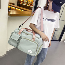 Outgoing Travel Bag Women Short Fashion Business Travel Portable Bag Travel Fitness Bag Large Capacity Clothes Luggage Bag