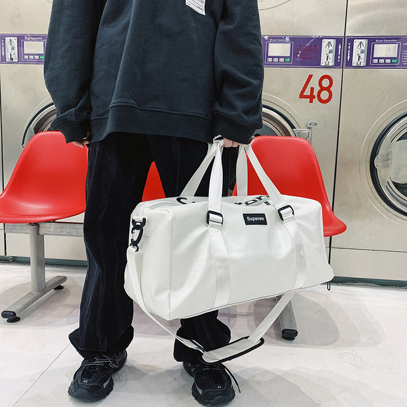 Sports fitness bag men's tide brand one-shoulder messenger training backpack women's travel portable fashion lightweight luggage bag