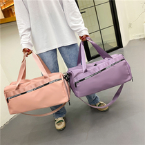 Travel Bag Women Hand Small Walking Travel Net Red Dress With Luggage Bag Multifunction Sports Dry And Wet Separation Fitness Bag