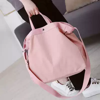 Short-distance travel bag female shoulder inclined cross portable commuter bag small duffel bag light waterproof business travel Fitness Bag