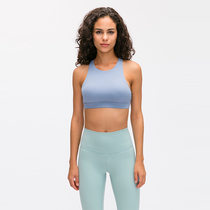 Flower Color Discount DQ19111 Sports Bra Woman Shockproof Double-sided Chinami Back Yoga Underwear Fitness Running Vest
