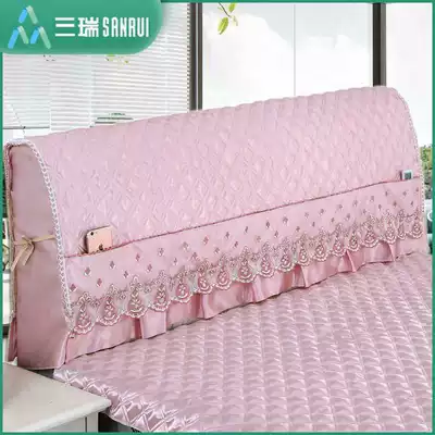 1 meter 2 bed 1 meter 5 bed 1 meter 8 bed 2 meters 2 bed 2 meters 2 cotton thickened simple modern protection bedside cover enlarged