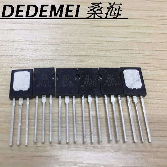 Thyristor three-terminal bidirectional semiconductor control rectifier PH BT134-600E new domestic 600V original