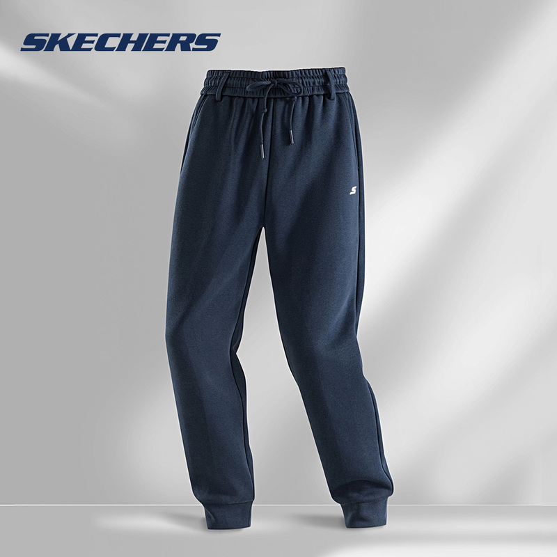 Skechers Sports Sweatpants with Drawstring Elastic Waist, Warm Joggers for Spring, Autumn, and Winter, Unisex Couple's Casual Long Pants Skechers Sports Sweatpants with Drawstring Elastic Waist, Warm Joggers for Spring, Autumn, and Winter, Unisex Couple's Casual Long Pants