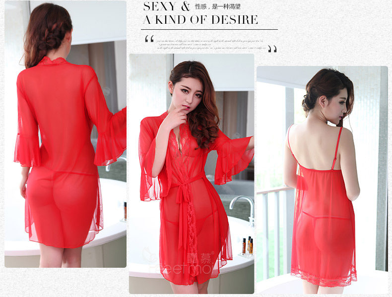 Imported Sleeping Piece Pajamas Sexy Winter Long