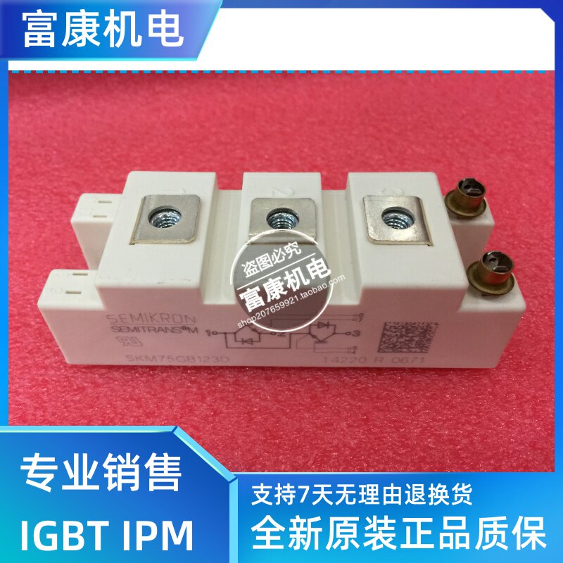 Original SKM75GB128D SKM75GB123D SKM100GB128D DE 50 145T4 Warranty