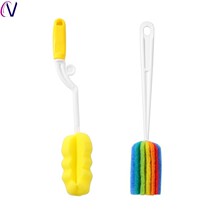 Long-handled old man wash ass sponge brush cup brush Bottle cleaning brush No dead angle sponge small brush cup of tea