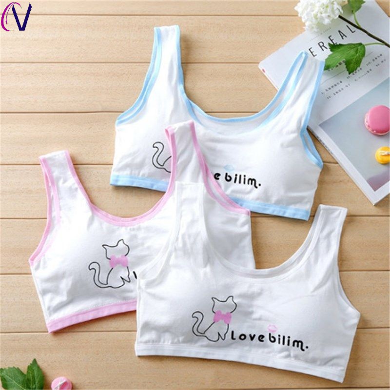 Girls 'cotton 13-year-old underwear Primary school students 12 girls' bras 11 children's developmental bras 10 small vest bandeau