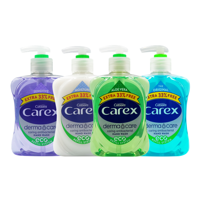 Home anti - epidemic prepared British import Carex bacterial sanitizer handwash 333 ml4 options