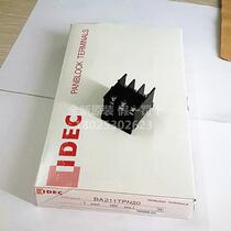 Brand new original IDEC and spring terminal block BA211T rail installation 21A three-position screw wiring 1 box 20