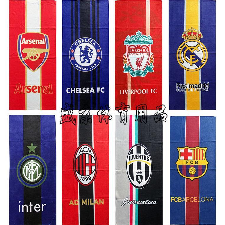 Chelsea Sweat Towel, Barcelona Towel, Bsln Face Towel, Ac Milan Fiber Bath Towel, Real Madrid Bath Towel, Fan Merchandise