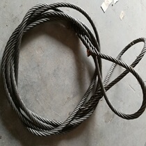 15mm diameter oil wire rope sleeve towing rope hoisting manual preparation medium truck car maintenance