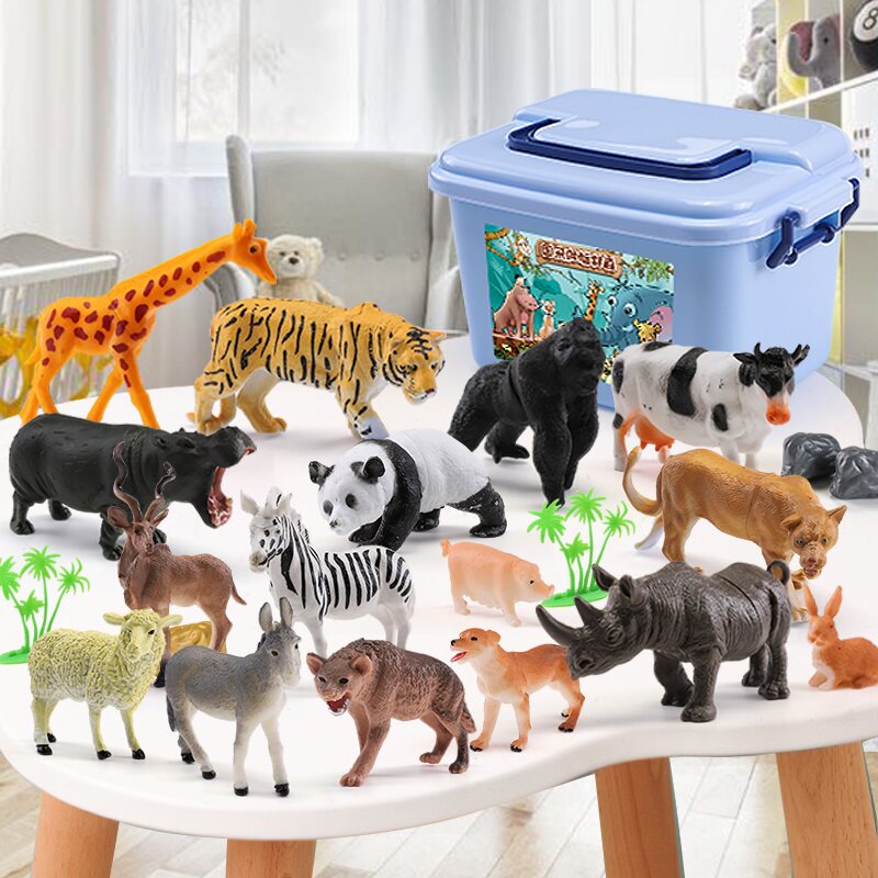 Simulation animal toy model set Development Intelligence brain 3-6 9-year-old children's birthday gifts boys and girls