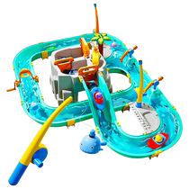 玩水玩具网红水上乐园六一儿童节礼物2024大型模拟河道男女孩钓鱼