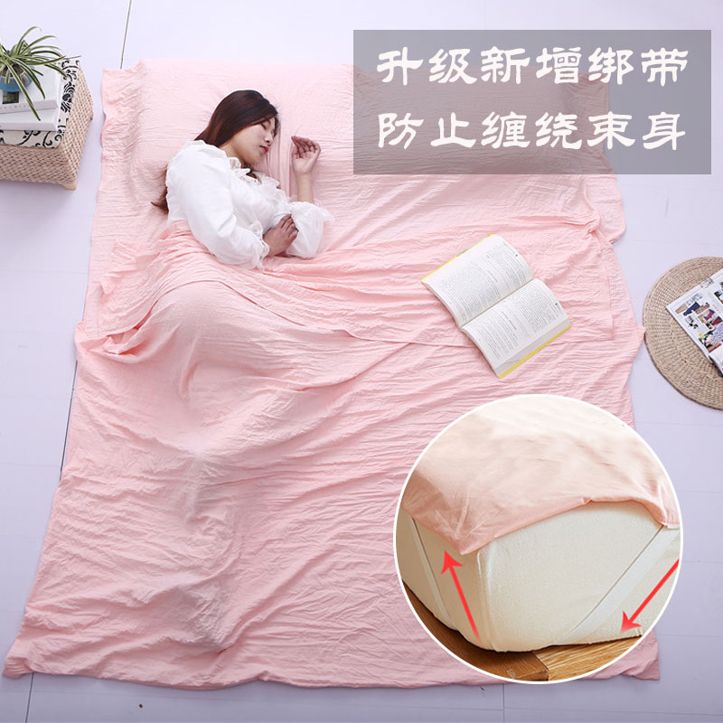 Washed Cotton Dirty Sleeping Bag Ultra Light Portable Thin Hotel Travel Indoor