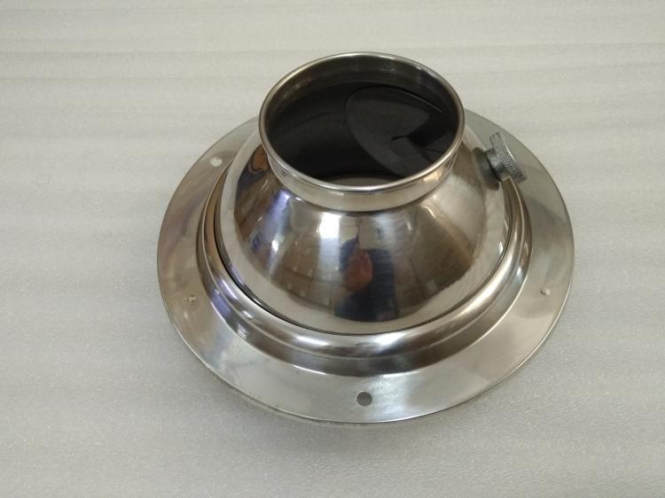 Ventilation engineering fresh air outlet kitchen spherical vent vent vent exhaust smoke blade fresh air system air delivery stainless steel