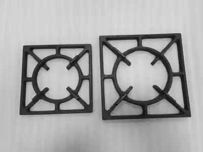 250 Chinese flat head plate Commercial gas stove pot head accessories Flat head panel pig iron casting frame 300 stove flower frame