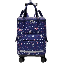 Pull a cart to buy vegetables trailer foldable thermal insulation travel bag clothing bag fashion universal wheel portable light hand trolley bag