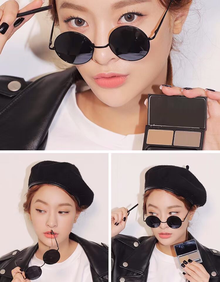Hàn Quốc stylenanda 3ce hai màu bột lông mày tinh tế chống mồ hôi trang điểm lông mày bút chì kẻ mắt dạng kem [có tác dụng chống giả] chì kẻ mày innisfree bảng màu