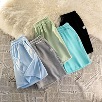 Small Subpure Cotton Wide Leg Sports Shorts Women Summer High Waist Loose Fashion 100 Hitch Home Casual Running Hot Pants