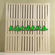 Full solid wood bed board row frame 1 8 meters 1 5m1 35 Environmental Protection 1 2 waist breathable Simmons hard paving thickened