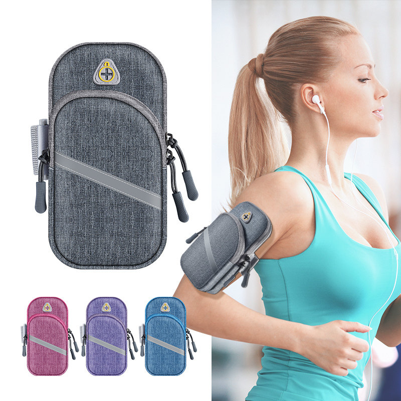 Running mobile phone arm bag universal arm bag multifunctional wrist bag men's and women fitness exercise arm cover waterproof arm strap equipment