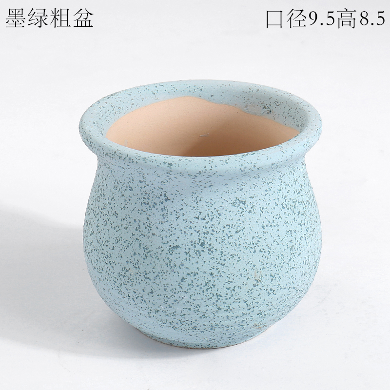 Rounded fleshy flowerpot ceramics through small pockets tao creative move of I and contracted large caliber special offer a clearance