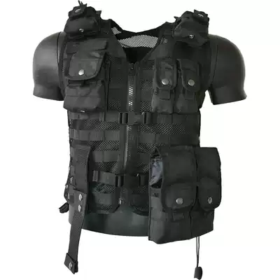 Mang Cang line black tactical vest Multi-function combat vest vest training lightweight tactical carrying gear