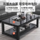 Tempered glass tea table for small family living room sofa tea table 2025 new balcony rectangular table