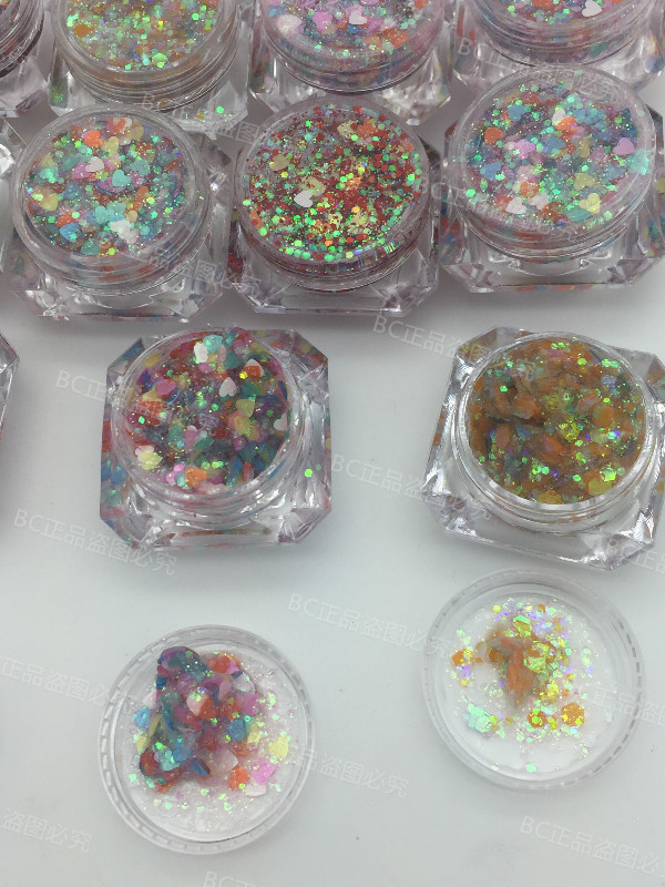 Cô gái không có keo dán trang điểm phù thủy bụi nàng tiên cá có độ bóng cao sequin lấp lánh flash show trong phấn mắt bảng mắt colourpop 12 ô