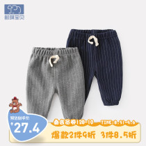 Yiqi baby baby pants big pp pants spring and autumn big butt pants mens baby wear pants womens childrens spring clothes