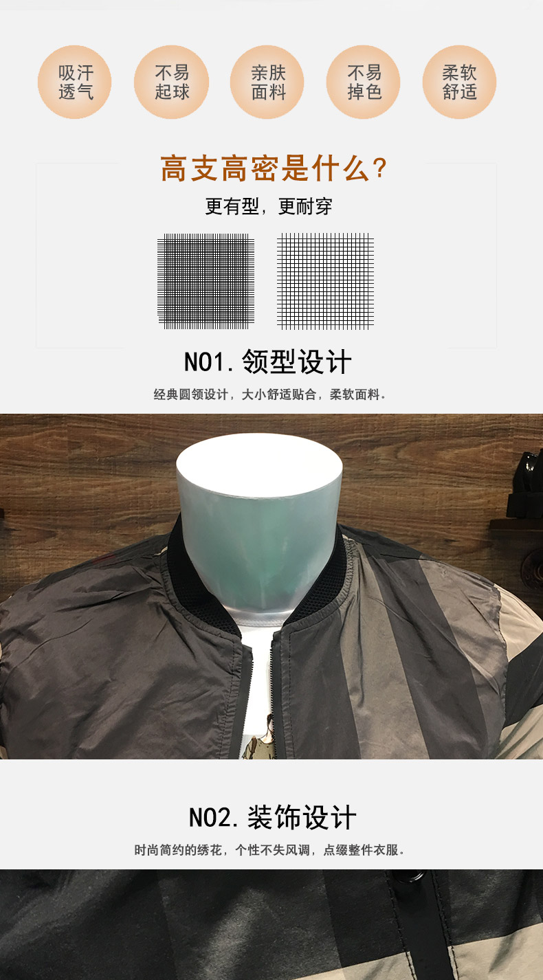 Blouson homme GU TU SHI manches longues - Ref 3116415 Image 10