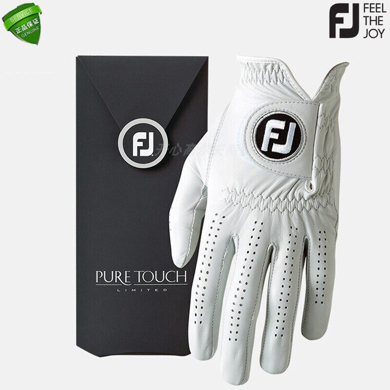 Original footjoy purretouch Limited Edition Limited Leather Men Golf Gloves Comfortable and Quality
