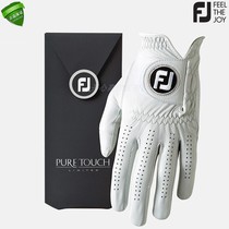 Original footjoy purretouch Limited Edition Limited Leather Men Golf Gloves Comfortable and Quality