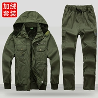 Флисовый комплект, эластичная талия