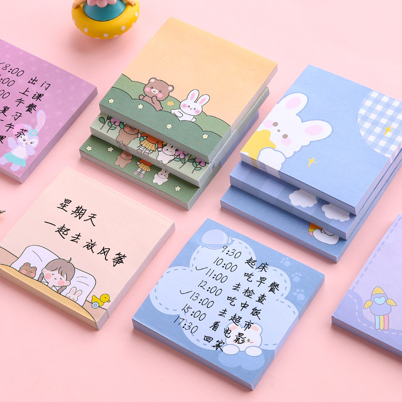 Girl Convenience Stickup With Stickiness Convenience Stickup High Face Value Students Use Stickable Day Series Korean Creative Minimun Yoins Cute Cartoon Teenage Girl Little Fresh 4 This dress