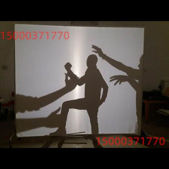 Accesorios de baile de sombra profesional soporte de cortina marco de fondo cortina barra transversal iluminación tela blanca marioneta de sombra linterna de sombra de mano