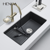 Ceramic Laundry Basin with washboard Basin Black Laundry Pool Balcony Home Large Number Laundry Tank Left Pool Single Trough