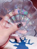 Nail art Transparent symphony mermaid shell plate ins shake sound net Red Nail art works photo props