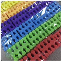 Nail tools and supplies sponge toe splitter finger cotton toe separator 100 pairs of bags