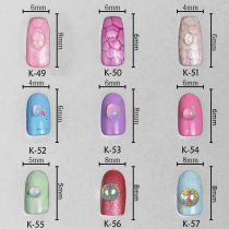 Japan dream bubble flat bottom semi-circle transparent magnifying glass ornament medecor ornament 3D solid semi-circle ornament K49