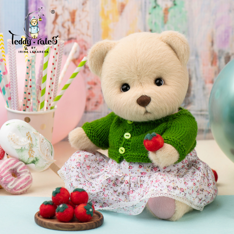 (Story Version Bear) Teddy Tales Lina Bear Doll Handmade Teddy Bear Plush Doll Tanabata Gift