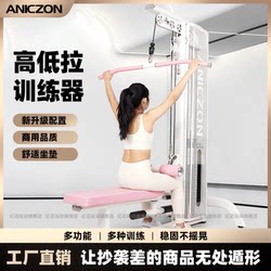 Women's Shaping Equipment High Pull-Down Trainer Commercial High and Low Pull All-In-One Machine High Pull Back For Home Back Training Equipment