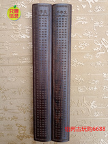 Wenfang Four Treasure imitation ancient solid wood solid town paper Qianwen Town ruler press paper Calligraphy Calligraphy Book House Supplies Hem pair