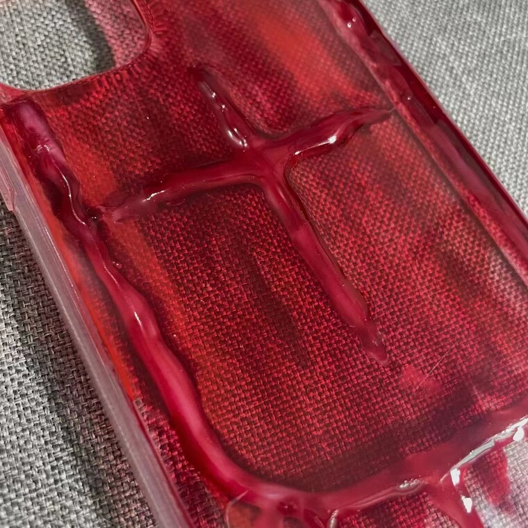 Bloody Cross Unique Handmade 3D 14, 13, 12 iPhone Case